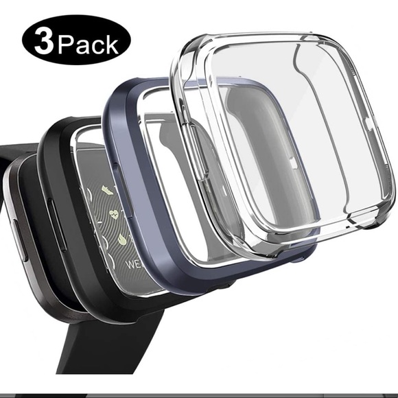 NEW Fitbit Versa 2 Flexible protector - 3 pack - Picture 1 of 8
